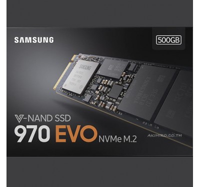 500GB SSD (เอสเอสดี) SAMSUNG SSD 970 EVO M.2 NVMe/PCIe (MZ-V7E500BW) 5Y